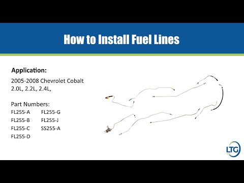 How to Install 05-08 Chevy Cobalt/05-07 Saturn Ion/05-10 Pontiac G5/05-06 Pursuit Fuel Lines