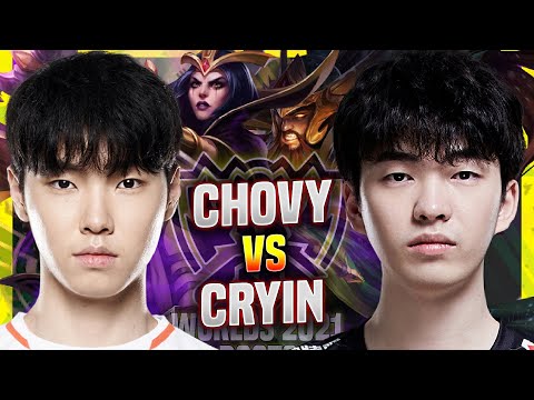 HLE CHOVY VS RNG CRYIN IN EUW SOLOQ! - HLE Chovy Plays Leblanc MID vs RNG Cryin Tryndamere!