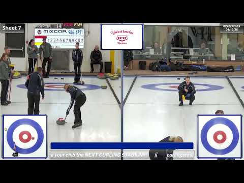 Jordan Lightbown vs. Morgan Muise - Draw 2 - Curling Alberta Mixed Provincial Championship