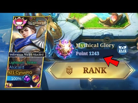 Tutorial Alucard Solo Ranked Mythical Glory! | MLBB