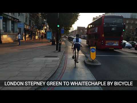 STEPNEY GREEN TO WHITECHAPEL LONDON BY BICYCLE