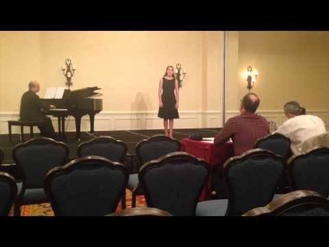 Lauren Hickey Singing Du Bist Die Ruh Classical Singer Semi-Final Round