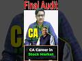 CA Career in Stock Market | Siddharth Agarwal Audit