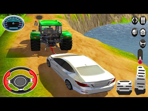 Real Cargo Tractor Pulling Simulator - Offroad Chained Truck Towing Rescue - Android GamePlay 2021#3