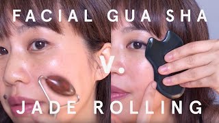Jade Rolling vs Facial Gua Sha: Which is right for you?