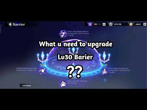 UPGRADE LV30 BARRIER - TENSURA KING OF MONSTERS F2P