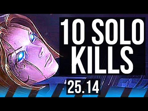 ORIANNA vs DRAVEN (MID) | 10 solo kills, Legendary | EUW Master | 25.14