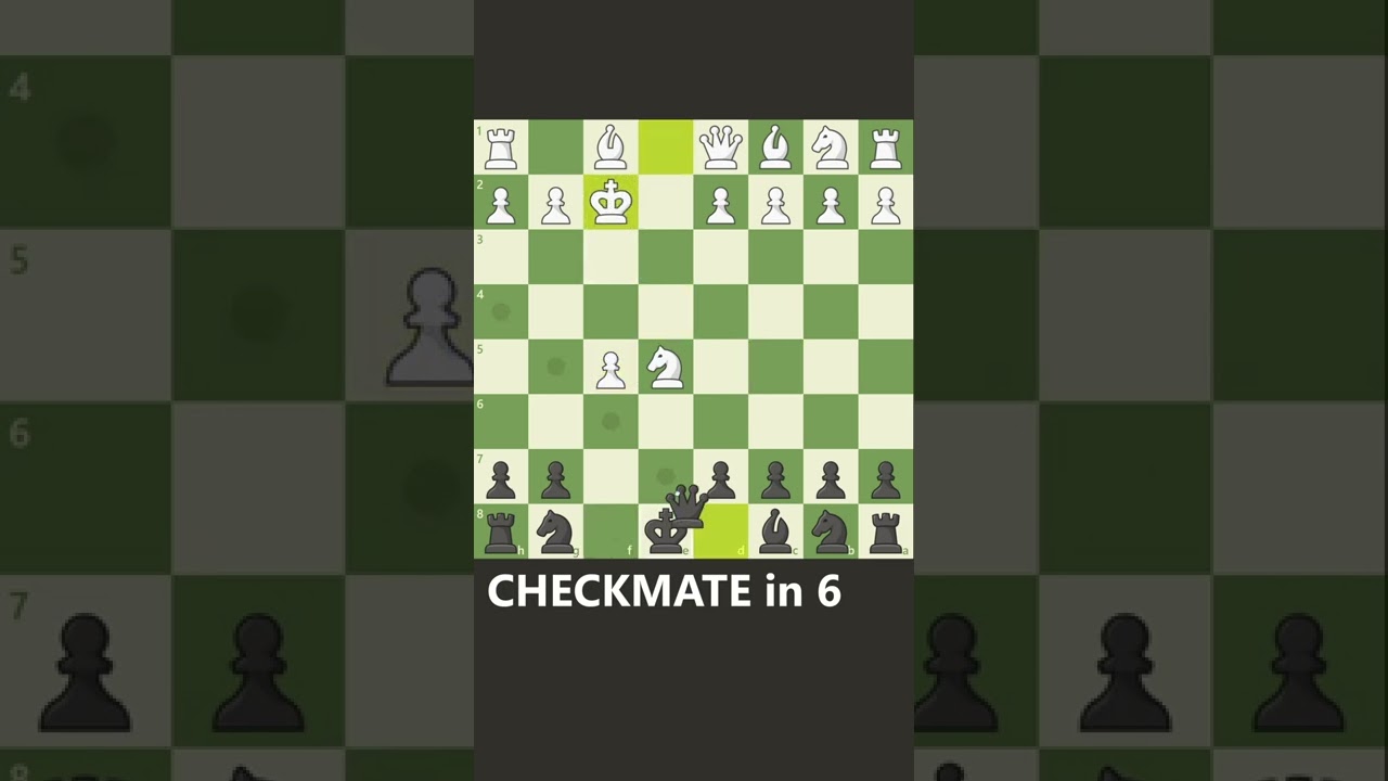 Watch video CHECKMATE in 6 (Latvian Gambit) Now CHECKMATE in 6 (Latvian Gambit)