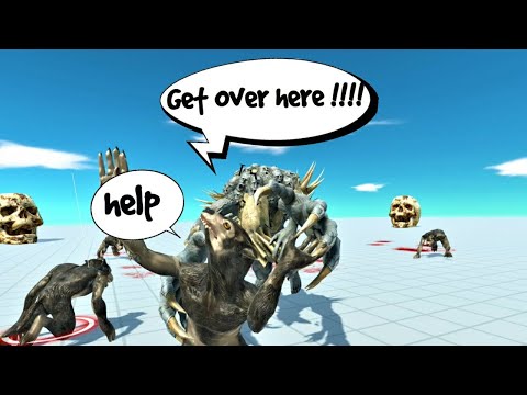 WHO CAN SURVIVE ON THE WEREWOLF GANG animal revolt battle simulator