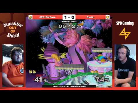 SPD | FatGoku (Fox) vs. Rustin (Peach) | SSBM WSF | SSOOS