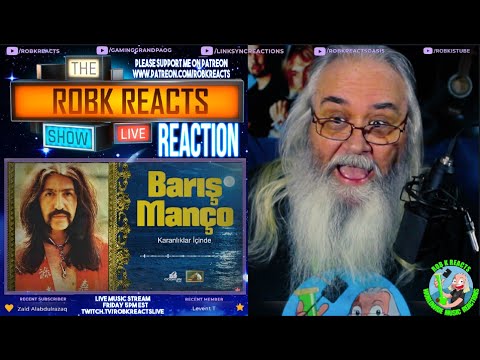 Barış Manço Reaction - Karanlıklar İçinde (1968) REMASTERED - First Time Hearing - Requested