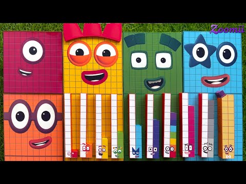 Looking for Numberblocks RAINBOW 1000to5000! NEW ASMR - Numberblocks Satisfying Video #68