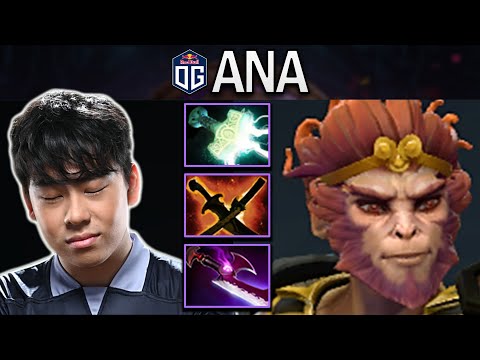 OG.ANA SMURF MONKEY KING WITH 24 KILLS - DOTA 2 7.30 GAMEPLAY