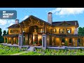Minecraft How To Build A Large 2 Story Wooden Mansion Easy To Build Tutorial