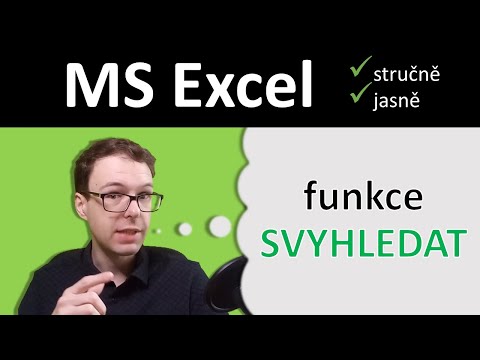 Funkce SVYHLEDAT | Excel stručně a jasně