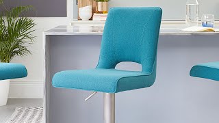Ludo Colourful Gas Lift Bar Stool