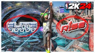 RISE or ELITE Grinding for NBA 2K24 Park Affiliation!