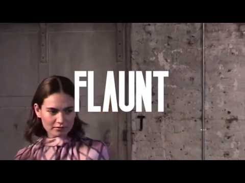 Lily James x Flaunt