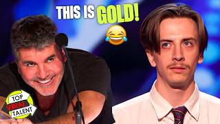 He Performed One of the SMARTEST Comedy Acts Ever on AGT!