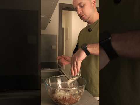 Banános brownie 🍫🍌 #recept #brownie #food