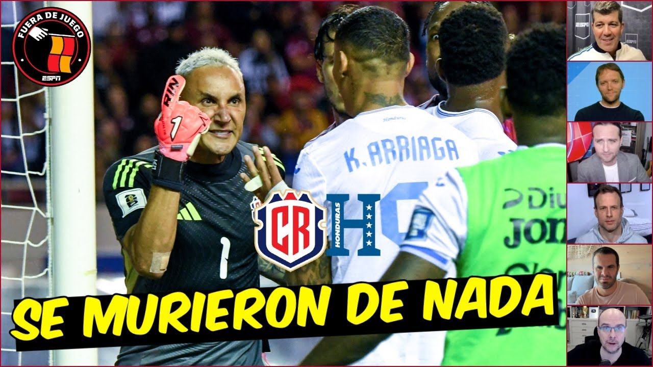 COSTA RICA Y HONDURAS fueron LA DECEPCIÓN en CONCACAF y NO VAN AL MUNDIAL | Fuera de Juego