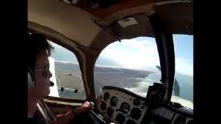 preview picture of video 'Landing Ocracoke Island, NC (W95) Mooney M20C'
