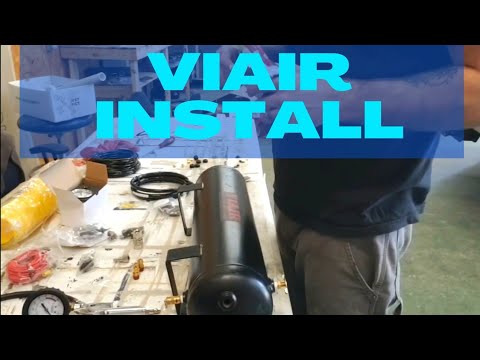 Unboxing + installed Viair Ultra Duty onboard air system on 3500HD Silverado/fulltime RV traveling