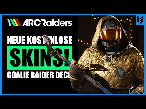 Arc Raiders - FREE SKINS - The Goalie Raider Deck is here!