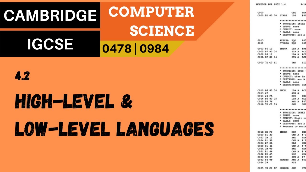 Understanding High-Level and Low-Level Languages in Computer Science ...
