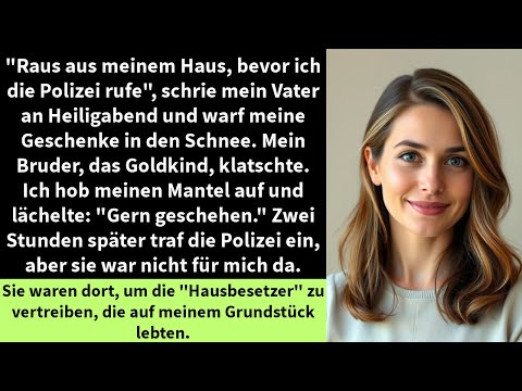 "Raus aus meinem Haus, bevor ich die Polizei rufe", schrie mein Vater an Heiligabend und warf meine