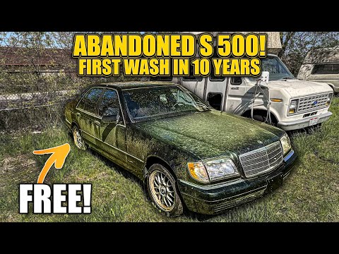 Thumbnail for First Wash In 10 Years: Free ABANDONED Mercedes S 500! Detailing and Surprising Dad! by SEAT, Jeep, Car, Vehicle