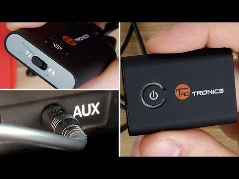 Bluetooth Retrofit! Car, TV, Stereo, & Co. // Transmitter + Receiver // TaoTronics TT-BA07