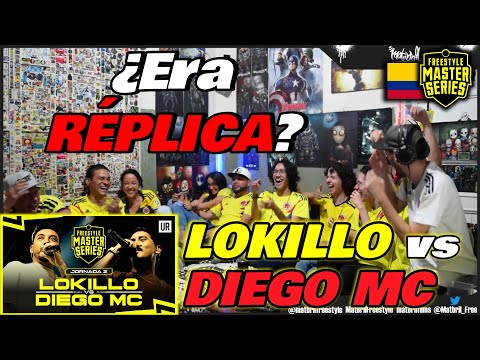 🔴COLOMBIANOS REACCIONAN a LOKILLO vs DIEGO MC - ¿ERA RÉPLICA? [FMS COLOMBIA JORNADA 2 2023]