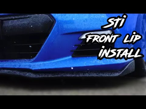 BRZ/FRS/GT86 Front Lip Install