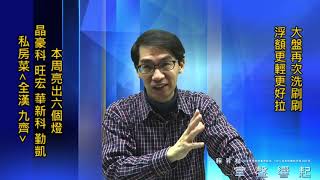 【掌聲響起】#賴昇楷 0219 - 本周六個燈，記憶體《晶豪科、旺宏》、被動《華新科、勤凱》、私房菜《全漢、九齊》；今天藉國際盤利空洗盤，下周浮額變輕更好拉，行情依舊美好 (圖)