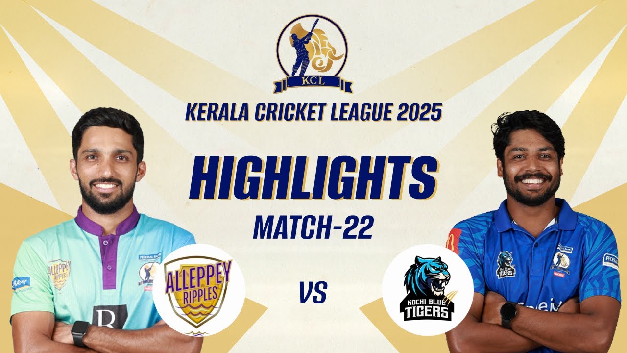 Alleppey Ripples VS Kochi Blue Tigers