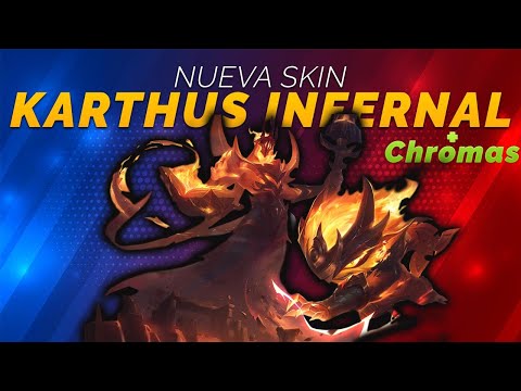 Nueva Skin de Karthus Infernal + Chromas | LEAGUE OF LEGENDS