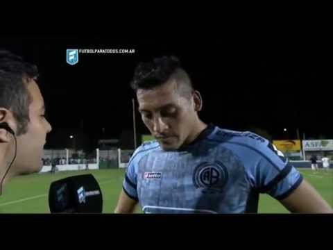 "Por suerte entró". Sarmiento 1 - Belgrano 3. Fecha 8. Primera División 2015. FPT
