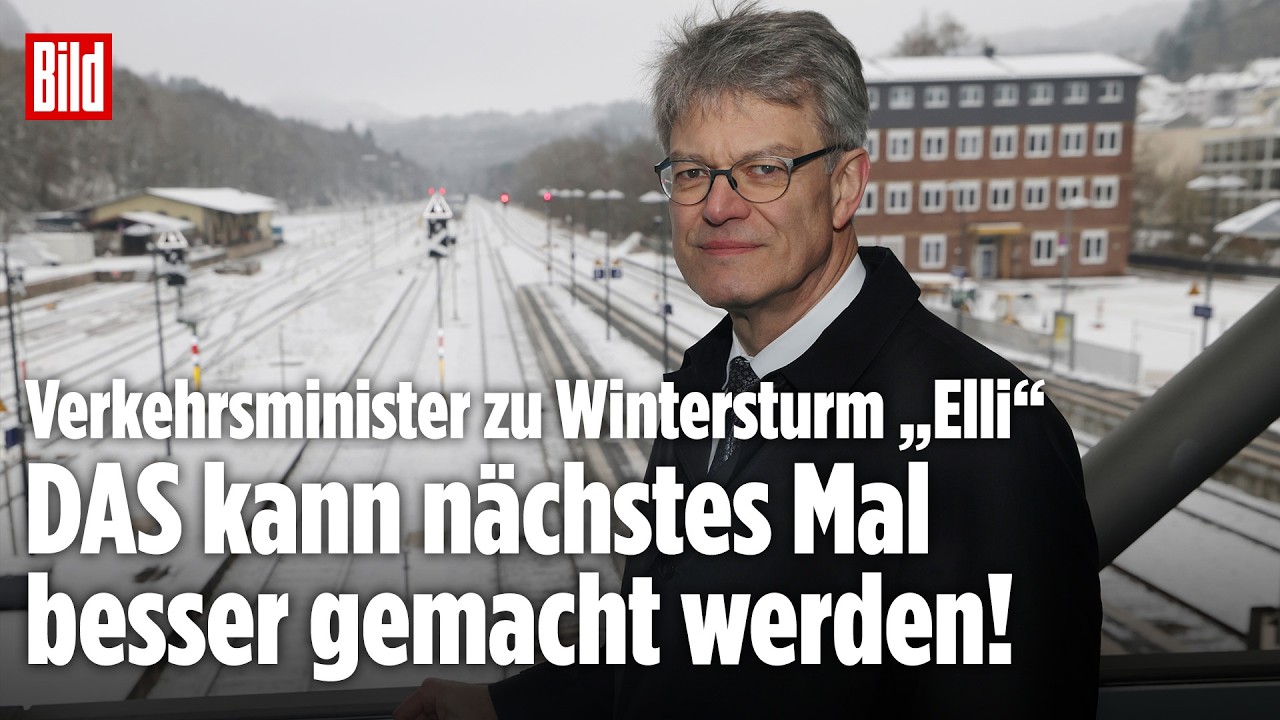 DEUTSCHLAND: Winter-Chaos! „Die Gefahr ist noch nicht vorbei!“ Verkehrsminister zur Wetterlage!