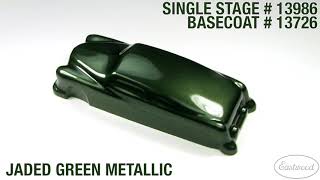 13724ZP 3:1 Single-Stage Auto Car Paint, 96 oz., Jaded Green Metallic - video thumbnail 2