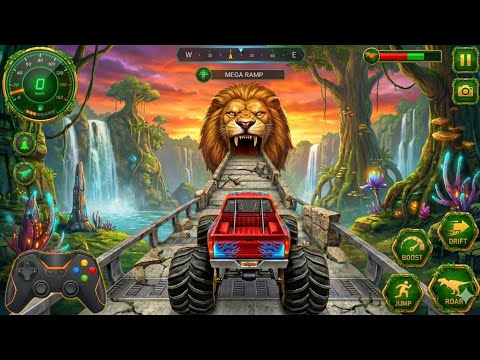 Monster Truck Mega Ramp Impossible Driver - 4x4 Ultimate Car Stunts GT Racing- Android GamePlay 2026
