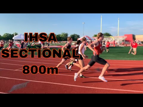 IHSA Sectionals 800m | 1:56.6 Vincent Van Eck (Minooka) | Homewood-Flossmoor