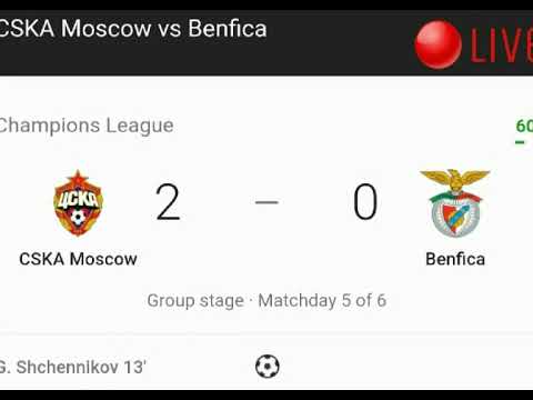 CSKA Moscow vs Benfica