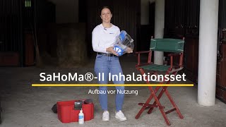 Aufbau des SaHoMa®-II Inhalationssets vor der Nutzung | NEBU-TEC
