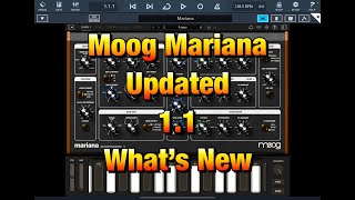 Video thumbnail for Moog Mariana Synth - 1.1.0 Update - 45 New Presets - 4 New Filter Slope Options & More by The Sound Test Room