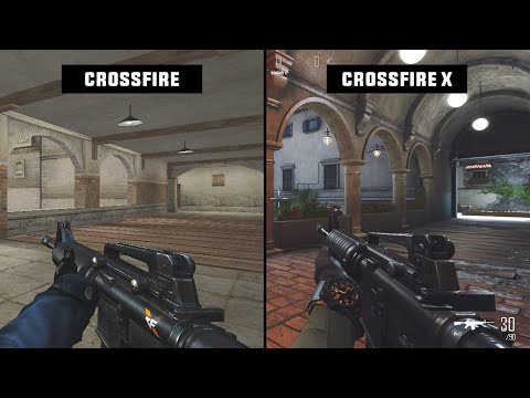 CROSSFIRE X vs CROSSFIRE : ORIGINAL vs REMAKE MAP COMPARISON (BLACK WIDOW) [1080P 60FPS]