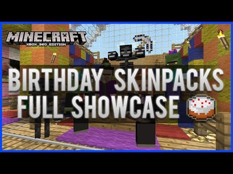 EPIC! Minecraft Xbox 360 Birthday Skins - Witch, Wither + More