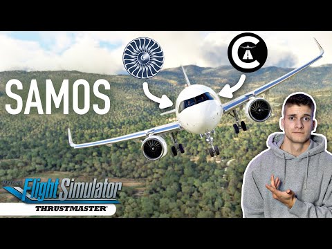 Mit CAPT////A320 nach SAMOS! Microsoft Flight Simulator LIVE mit Thrustmaster TCA! AeroNewsGermany