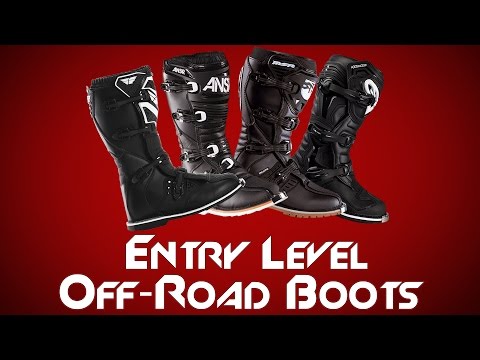 Entry Level Off-Road Boots Comparison from Sportbiketrackgear.com