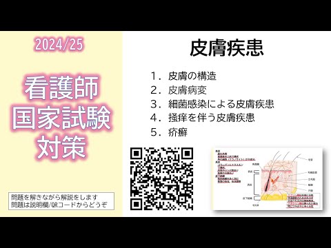 看護学科 2024/25 看護師国家試験対策・皮膚疾患